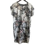 Relativity Women Dress M Abstract Animal Print Drawstring Waist Indie Y2K Retro Photo 1