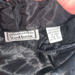 Vintage Women's‎ Black Long Sleeve Button Blouse Size 18 Formal Photo 4