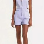 Levi's NWT Levi’s Rydon Cutout Romper Cotton/Hemp, Size Large in Dusty Persian Photo 2