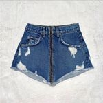 Womens CARMAR LF Beatrice Denim Mini Skirt size 25! Blue Photo 1