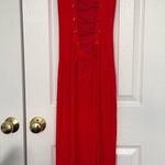 Tiger Mist Elegant Red Sleeveless Dress Photo 6