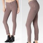 Paige | Faded Mauve Corduroy Hoxton Skinny Jeans Photo 6