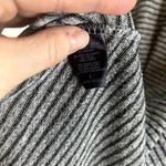 Potters Pot Black Gray Striped Long Sleeve Elbow Patch Tshirt Dress Size Large Photo 8