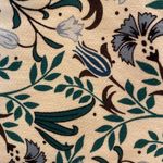 Loft  Cotton Marisa Ankle Green Brown Cream Blue Floral Crop Pants Size 4 Photo 2