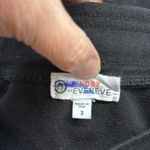 Sundry for Evereve Black Pull On Drawstring Waist Mini Skirt with Pockets Large Photo 4