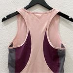 Gymshark Illusion Vest Dark Ruby/Blush Nude/Slate Lavender Workout Tank Top Photo 7