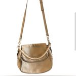 Kate Spade  Beige Leather Shoulder Bag‎ Gold Accents Casual Women's Handbag Photo 10