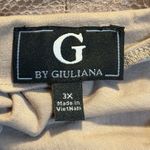 G by Giuliana reptile open front jacket cardigan size 3X‎ Tan Photo 7