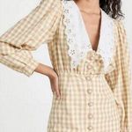 💕SISTER JANE💕 Honey Gingham Mini Dress ~ Primrose/ Yellow Small S NWT Photo 1