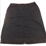 Talbots Navy Blue Cargo Style Straight Skirt 6 Petite Photo 0