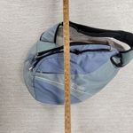 Jansport  XL Sling Messenger Bag Gray Blue Teardrop Crossbody Travel Backpack Photo 15
