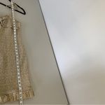 Storia Yellow Ditsy Floral Sweetheart Neck Smocked Mini Dress M Photo 11