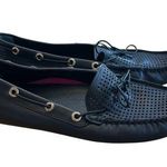 Tory Burch  Black Leather Moccasins Photo 0