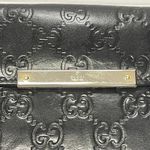Guccissima Margaux Black Calfskin Leather Continental Wallet - Preowned Photo 11