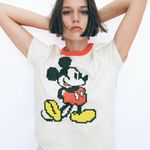 ZARA  Disney Mickey Mouse T-Shirt Photo 0