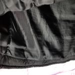 Gap VINTAGE Y2K  FAUX FUR TRIM HOOD PUFFER COAT BLACK S 2006 Photo 11