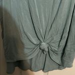 Arizona Jeans Arizona Jean‎ Company Knot-Front Tank Top - Teal Photo 3