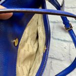 Michael Kors Royal Blue Leather Bag with Gold Details Photo 5