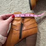 American Eagle  Chestnut Brown Heeled Boots Booties Women's Size 8 Strappy Photo 4