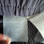 Calia by Carrie Underwood Journey Ruched Mid Rise Crop Casual Pants Black L Photo 5