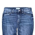 KanCan USA Buckle KanCan Signature Mom Jeans Sz 26 Ultra High Rise Distressed Rigid Denim Photo 4