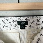 J.Crew Womens Navy and White Cropped Anchor Pant size 2 Comfort Casual City Fit Photo 6