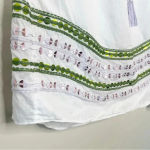 Tory Burch Madeline Sequin Peasant Blouse 100% Cotton Size 6 Photo 8