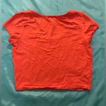 Wet Seal Women’s Short Sleeve Orange Crop Top Size M Photo 2