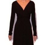 ✨ New York & Company Twist Long Sleeve Dress✨ Black Size M Photo 0