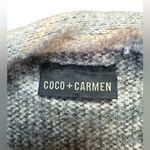 Coco + Carmen  Oversized Floral Knit Open Front Poncho Cardigan w/Arm Holes. OS Photo 2