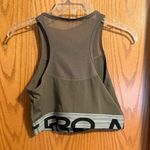 Nike Pro Olive Green Cropped Tank Top Photo 1
