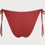 BERLOOK ECONYL® Red Reversible Tie Bikini Bottom ONLY 38 Size L Photo 6