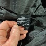 JouJou Black Faux Leather Moto Bomber Jacket Knit Cowl Neck Mob Wife Size Medium Photo 4