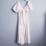 Baltic Born  Indie Back Tie White Midi Dress Photo 4