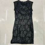 Sea NY Lace and Leather Mini Dress Black Size 2 Photo 9