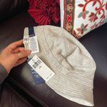 Ralph Lauren Polo  White/Gray Reversible Fleece & Twill Bucket Hat L/XL Size Photo 5