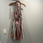 American Eagle  Outfitters Pink and Green Halter Maxi Sundress Photo 1