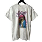 Urban Outfitters Aaliyah Rap Tee T Shirt White Large L Retro Girl Artist Music Graphic Solid Logo Photo 1