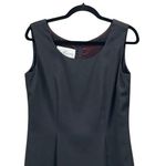 Oleg Cassini  Womens Dress Size 10 Black Elegant Sheath Vintage Old‎ Money Event Photo 2