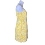 Lilly Pulitzer  MacFarlane Sunglow Yellow Sea Cups Pigment sz 6‎ Shift Dress $198 Photo 2