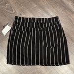 Vanilla Star Jeans Vanilla Star blk/wht striped denim skirt Photo 4