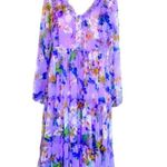 Laura Ashley NWT  Boho Tired Ruffle Floral Midi Dress Photo 0