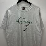 Hanes Vintage Hakuna Matata Kenya T-Shirt Beefy Large Gray Africa Map Unisex Fit Photo 13