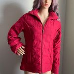 XOXO Puffer Zipper Red Jacket Size Large Photo 0