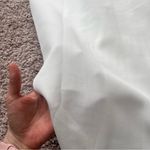 Misha Ida Midi Ruched Dress White Size 8 Photo 7