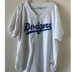 Vintage USA Made Rawlings LA DODGERS Jersey SIZE XXL White Photo 0