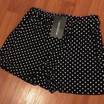 Pretty Little Thing Black Jersey Floaty Polka Dot Shorts Photo 4