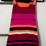 Lululemon  Striped Racerback Tank Top Orange Pink Purple Workout Athletic Women Photo 0