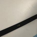 Vintage 90s Brown Vegan Snake Skin Leather Thin Golden Buckle Belt Size M/L Size M Photo 3