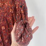 Natural Life  Terracotta Floral Print Button Up Shirt Long Sleeve Size M Photo 7